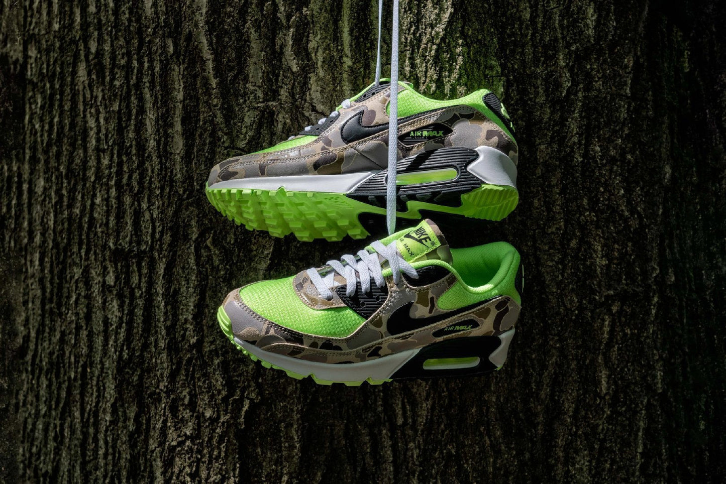 Baskets unisexe Max 90 - Vert camouflage